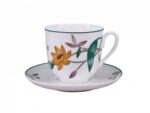 СUP WITH SAUCER LILY OF THE VALLEY 2 CARNATION AND DAFFODIL