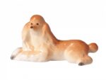 SCULPTURE LYING POODLE GINGER