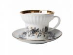 СUP WITH SAUCER TEA WAVE NOVEMBER TWIGS WITH EDGING
