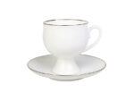 СUP WITH SAUCER CLASSIC-2 GOLDEN RIBBON