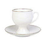 СUP WITH SAUCER CLASSIC-2 GOLDEN RIBBON