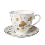 СUP WITH SAUCER TEA CARNATION FUN HOLIDAY