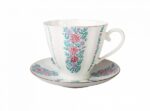 СUP WITH SAUCER TEA CARNATION DAISY