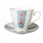 СUP WITH SAUCER TEA CARNATION DAISY