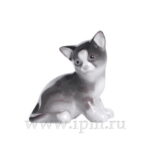 SCULPTURE SMALL SIZE KITTEN "PARAMOSHA" GRAY