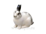 SCULPTURE RABBIT CROCHE GRAY