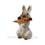 SCULPTURE BUNNY WITH CARROT #2