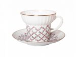 СUP WITH SAUCER TEA WAVE ROSE NET