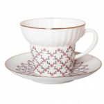 СUP WITH SAUCER TEA WAVE ROSE NET