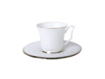 СUP WITH SAUCER COFFEE JULIA GOLDEN RIBBON