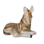 SCULPTURE ZEBRA-SMALL LYING