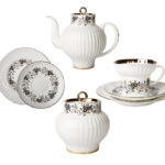 SET TEA WAVE NOVEMBER TWIGS WITH EDGING 6/20