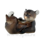 SCULPTURE BEAR LYING NEW