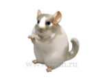 SCULPTURE CHINCHILLA STANDING GRAY