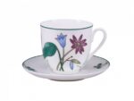 СUP WITH SAUCER LILY OF THE VALLEY 2 MEADOW FLOWERS