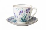 СUP WITH SAUCER LILY OF VALLEY FORGET ME NOT